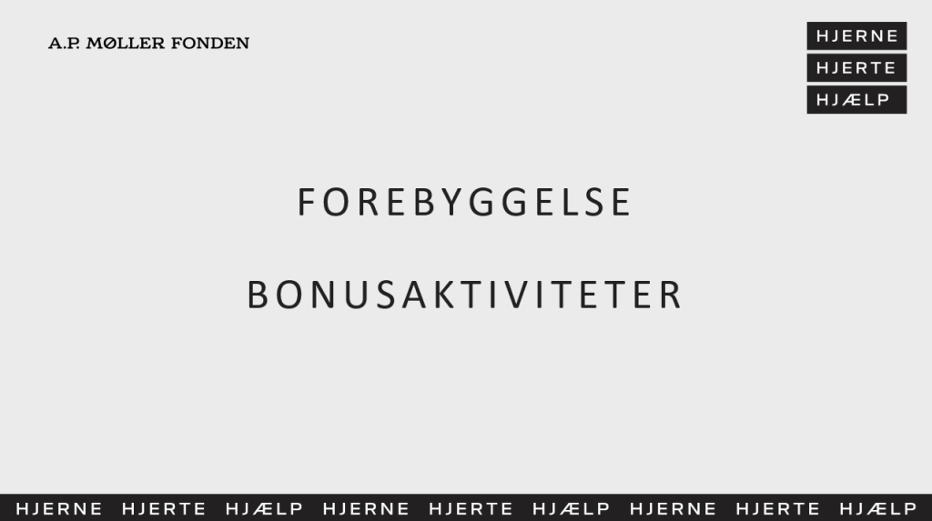 forebyggelse lektion bonusaktiviteter