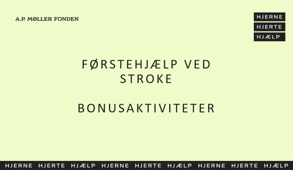 stroke bonusaktivitet lektion